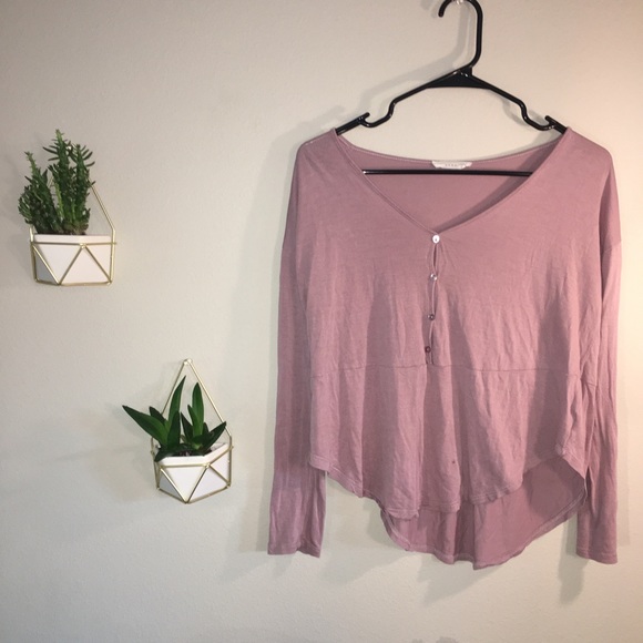 Lush Tops - Lush light pink flowy blouse